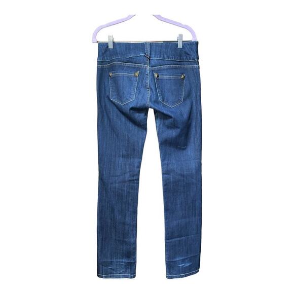 Studio F Jeans Premium Denim Womens Sz 12 Tall Studded Design Made in Columbia - Picture 2 of 10